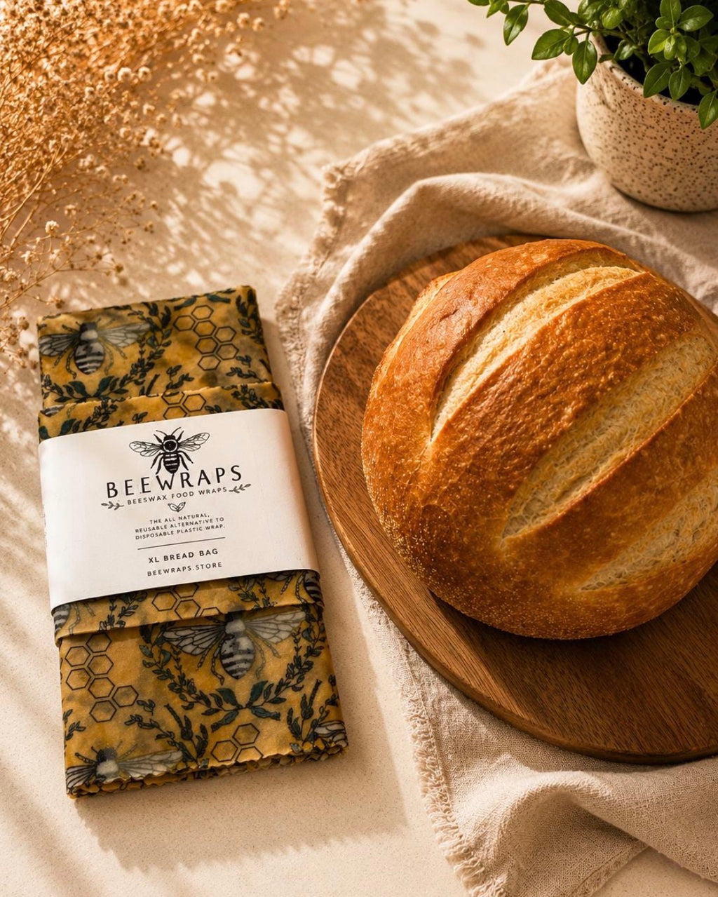 BeeWraps Eco Artisans Bread Wrap Bundle